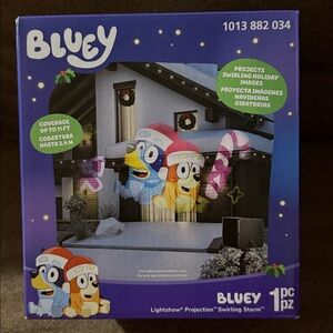 Bluey Bingo Lightshow Projection Swirling Storm Holiday Christmas Projector New